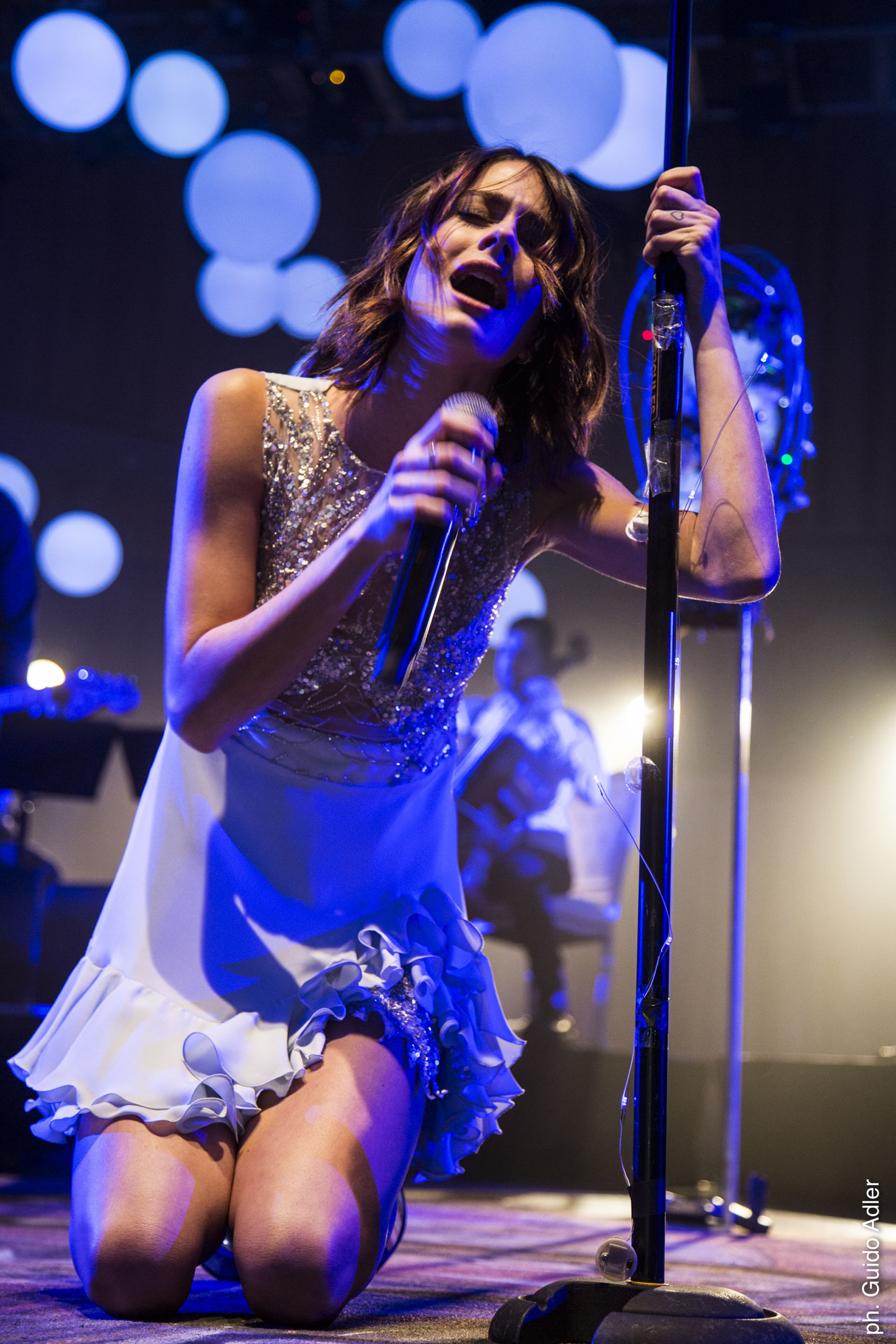 Tini se subió al escenario de La Usina del Arte