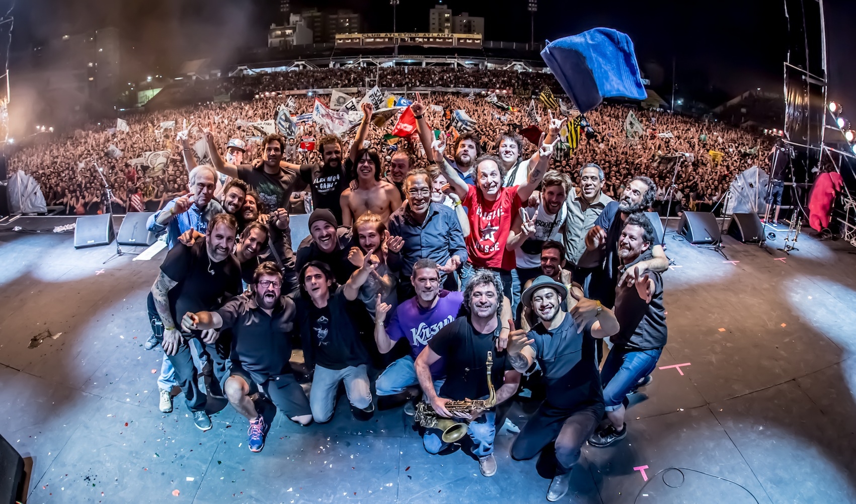 La Vela Puerca hizo delirar a 20 mil personas en Buenos Aires