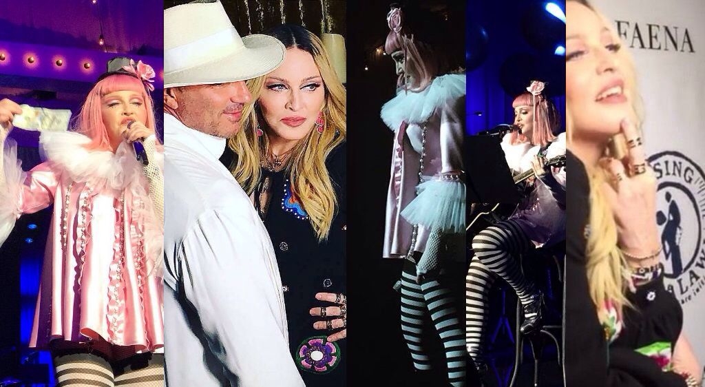 Madonna se viste de payaso por los ni&ntilde;os