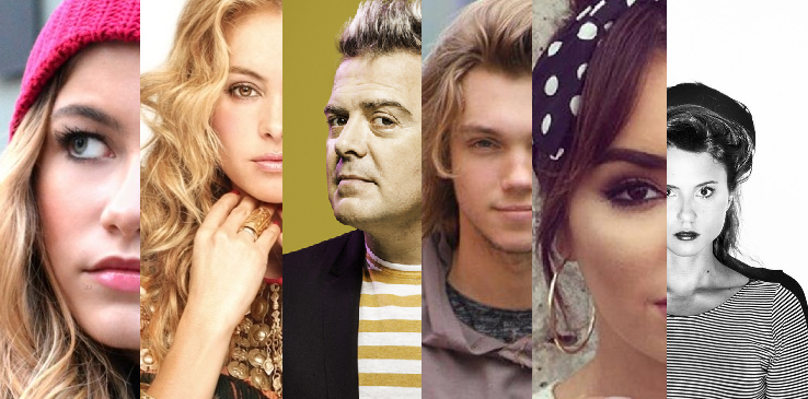 Tus artistas preferidos desde la playa