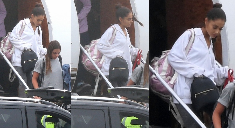 Ariana Grande ya est&aacute; en Reino Unido para "One Love Manchester"