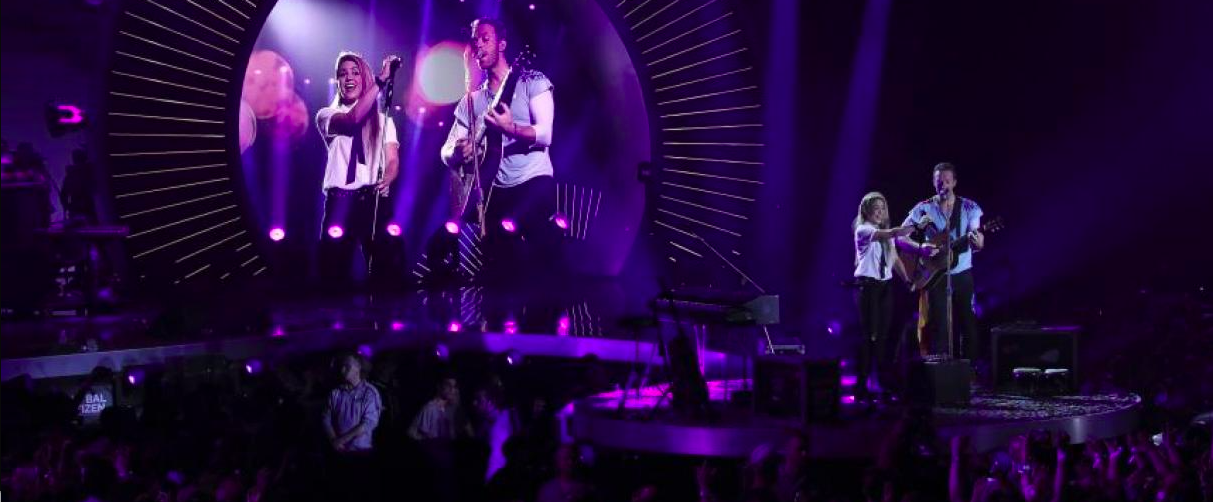 &iexcl;Impensado! Chris Martin cant&oacute; en espa&ntilde;ol junto a Shakira