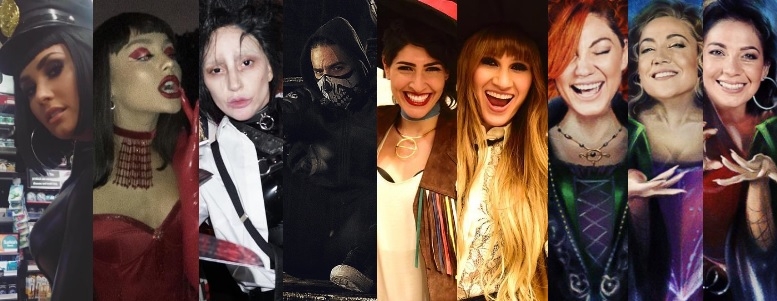 As&iacute; festejaron Halloween tus artistas preferidos