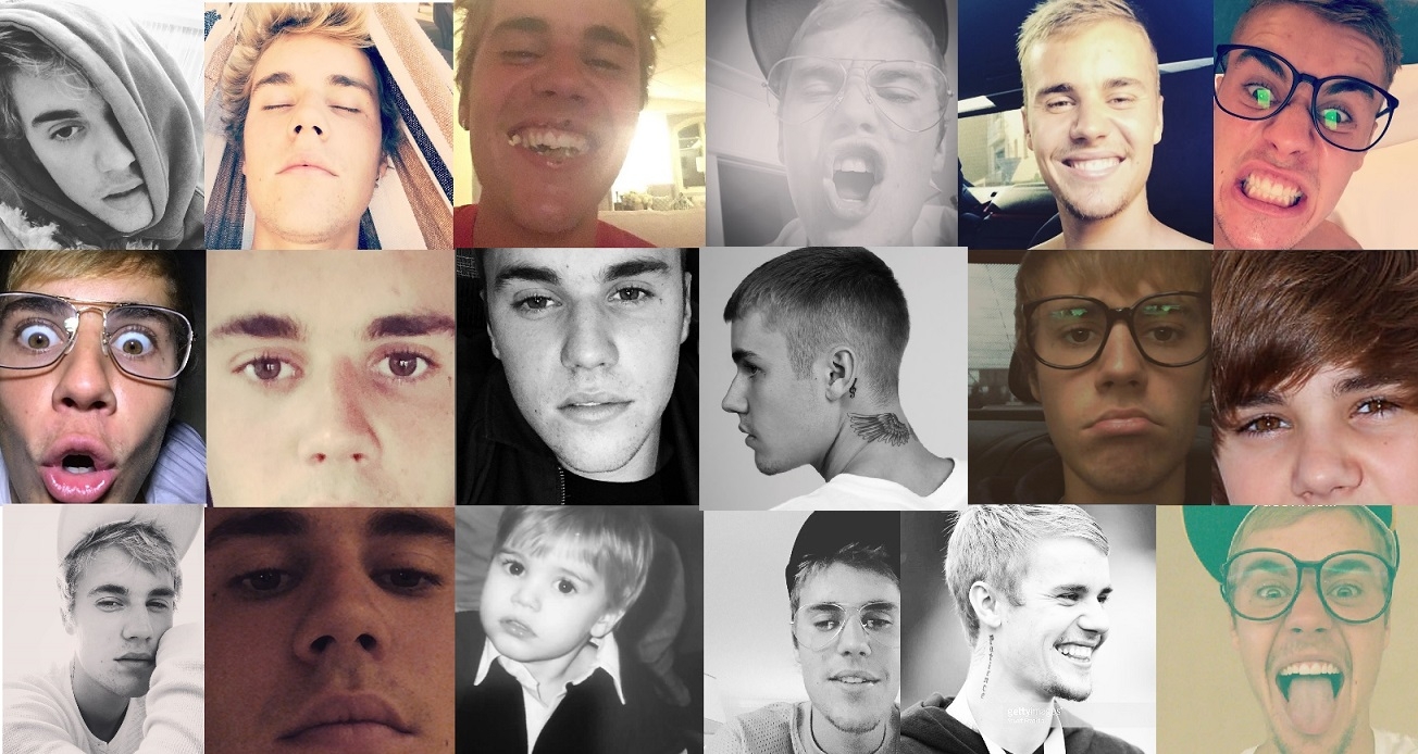 Las selfies 2017 de Justin Bieber que comprueban que resiste el primer plano