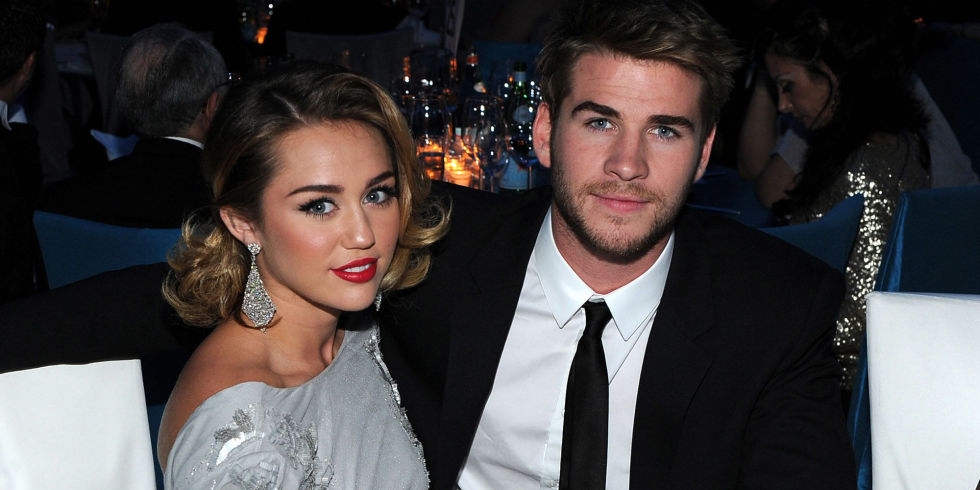 Las 5 im&aacute;genes que resumen la historia de Miley Cyrus y Liam Hemsworth