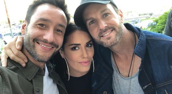 Lali, Axel y Luciano Pereyra juntos en el Festival de la Canci&oacute;n Popular