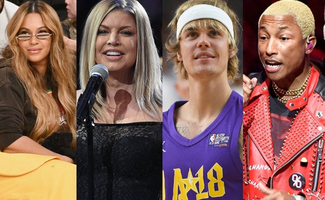 &iexcl;A la cancha! Desde Justin Bieber hasta Beyonc&eacute;, nadie se quiso perder el NBA All Star Game 2018