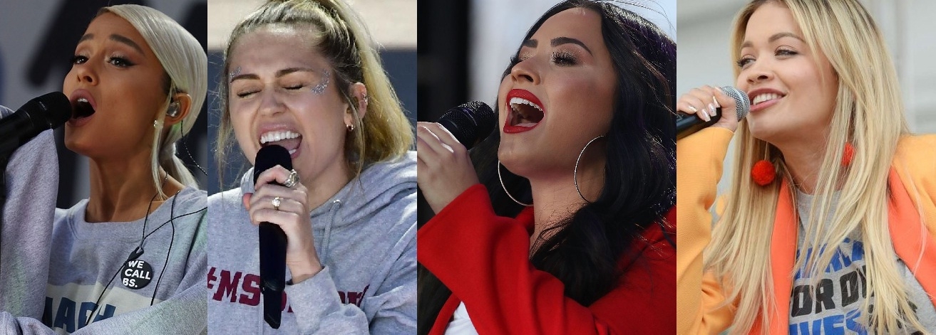 Ellas se sumaron a la March For Our Lives