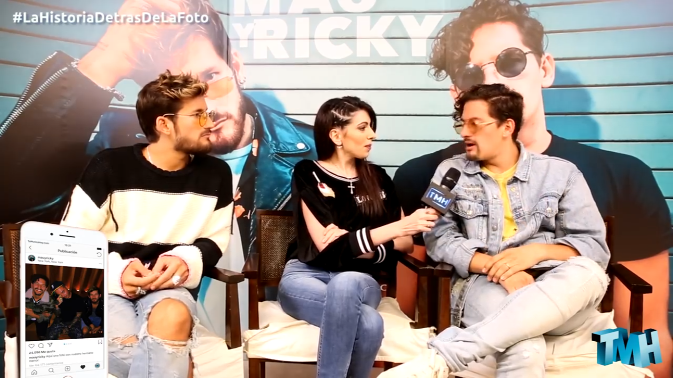 "La historia detr&aacute;s de la foto" con Mau y Ricky Montaner