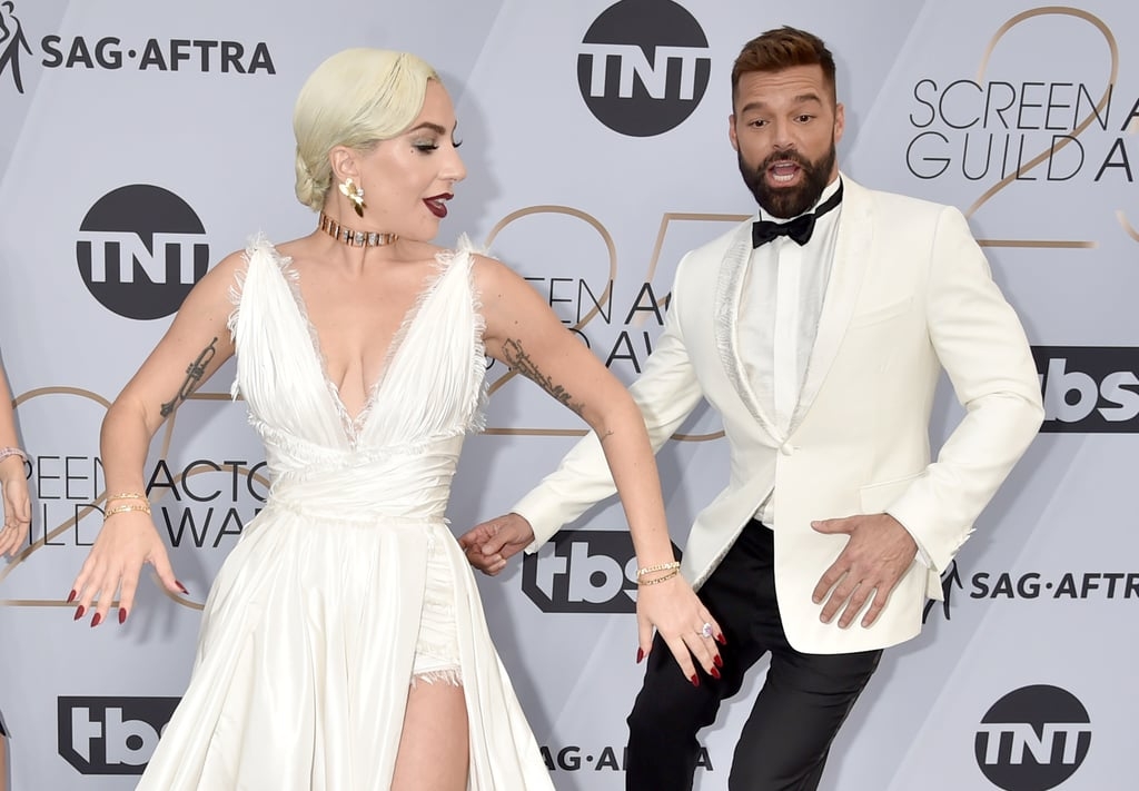 El baile de Lady Gaga y Ricky Martin en la alfombra de los SAG Awards del que todo el mundo habla
