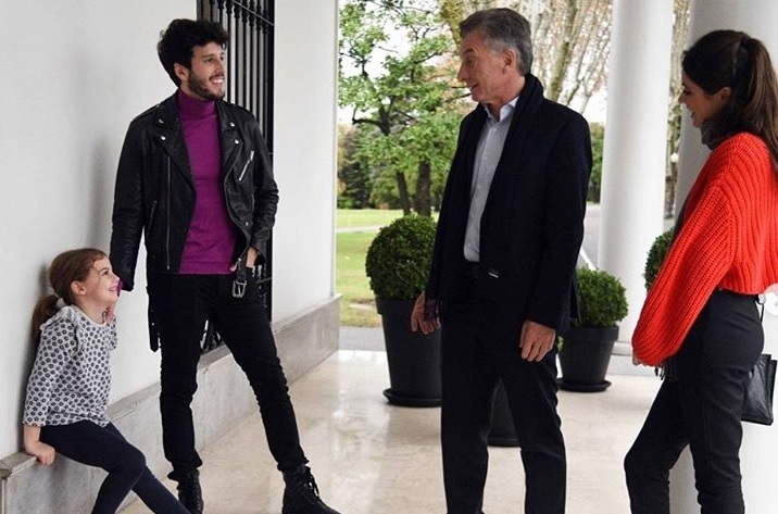 Sebasti&aacute;n Yatra visit&oacute; la Quinta Presidencial de Olivos &iexcl;con Tini!