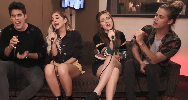 Pili, Rena, el Purre y Santi &iexcl;juntos en ac&uacute;stico!