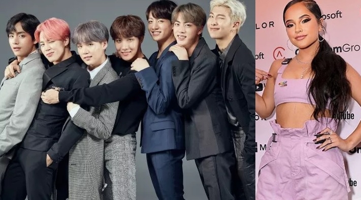&iexcl;&iquest;QU&Eacute;?! Becky G y BTS comparten un secreto