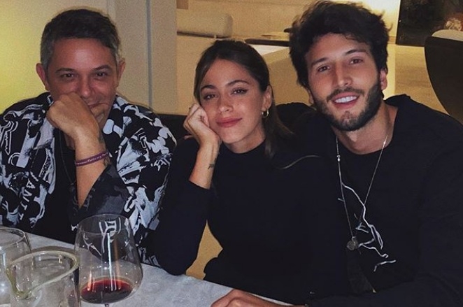 El encuentro de Sebasti&aacute;n Yatra y Tini con Alejandro Sanz
