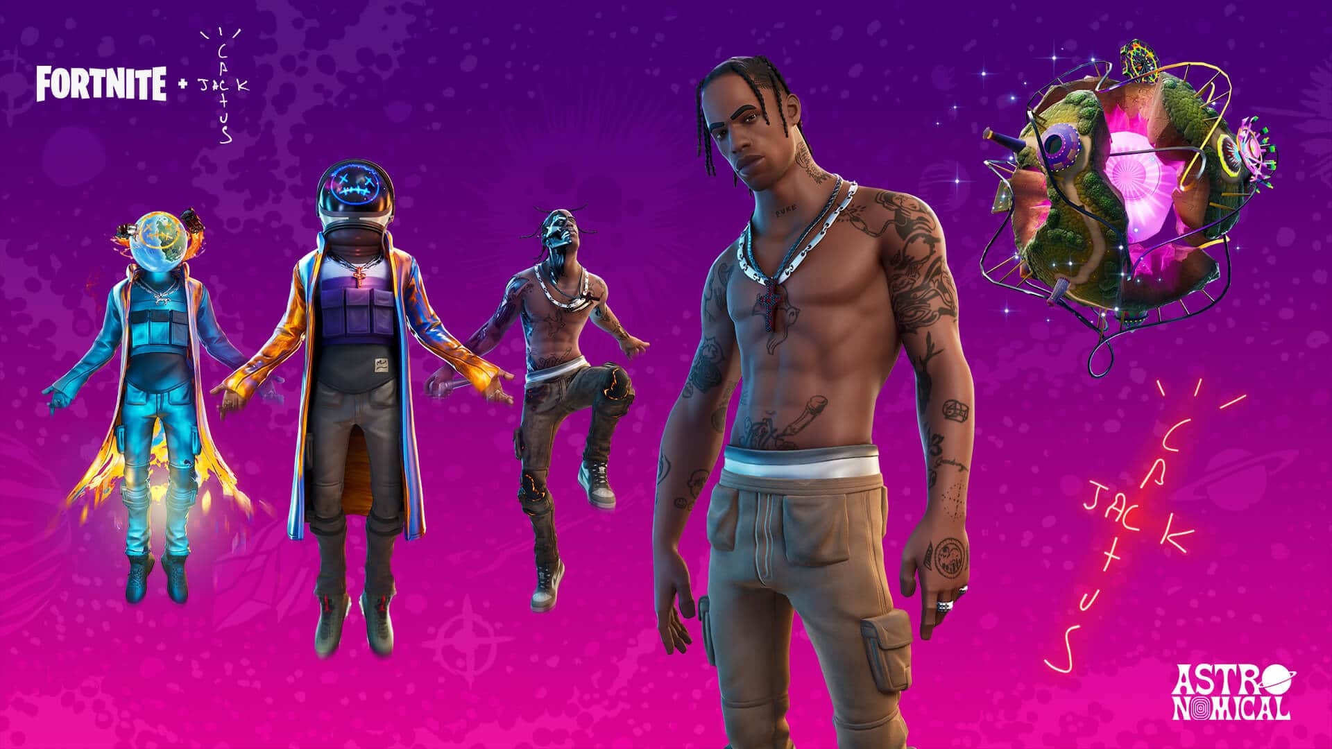 Travis Scott se une a Fortnite &iexcl;para el estreno mundial de &ldquo;Astronomical&rdquo;!