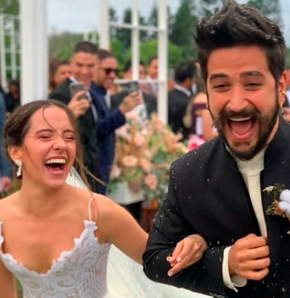 Camilo habla de su casamiento con Evaluna: &ldquo;Fue un d&iacute;a demasiado emocionante&rdquo;