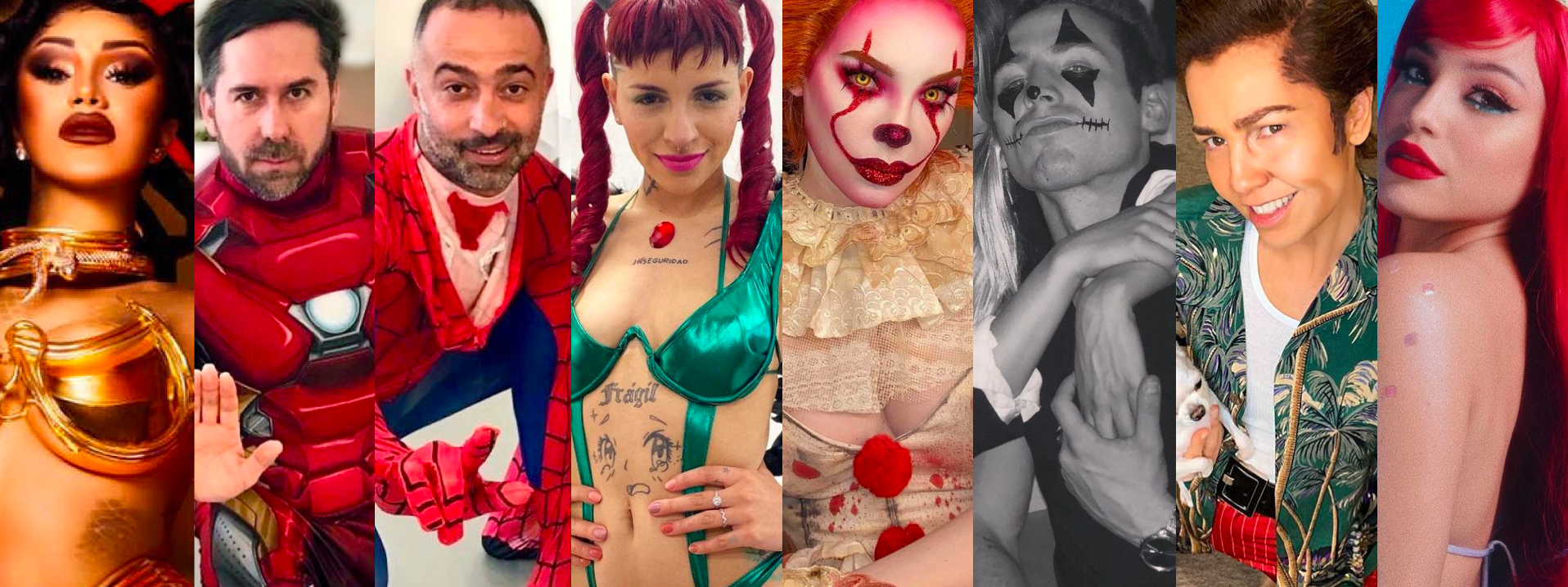 Asi festejaron Halloween tus artistas preferidos