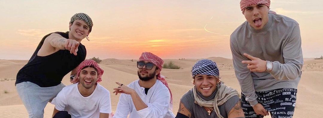 Estas son las &uacute;ltimas fotos de CNCO en Dubai