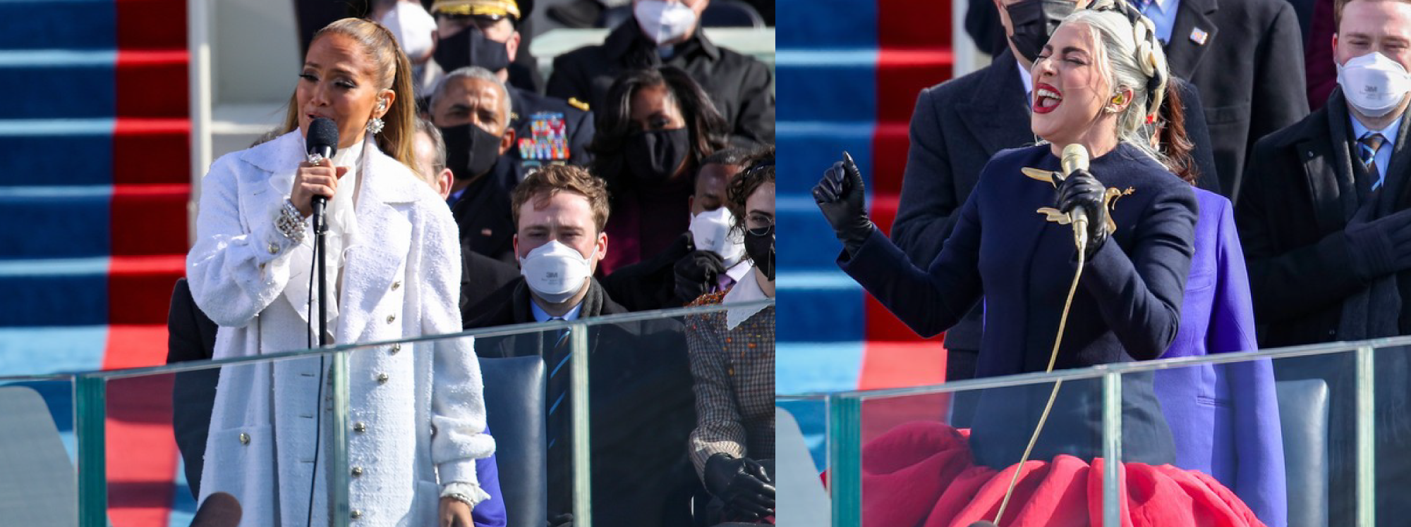 Mira las presentaciones de JLO y Lady Gaga durante la asunci&oacute;n de Joe Biden