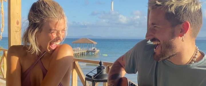 La imperdible versi&oacute;n de "Borrachos" de Ricky Montaner junto a su novia