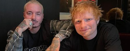El inesperado encuentro de J Balvin &iexcl;con Ed Sheeran!