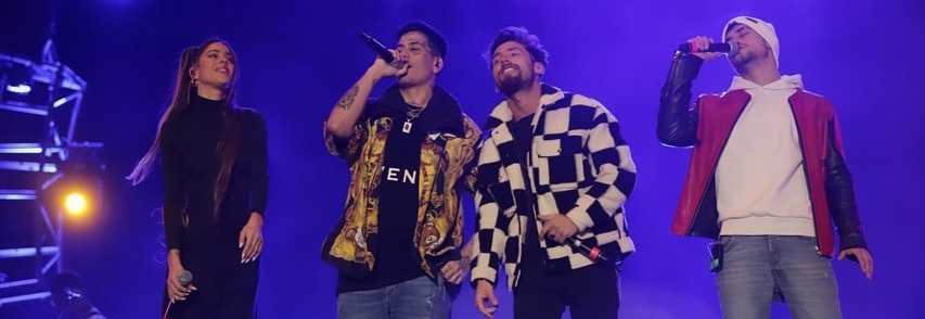 MYA, DUKI y TINI cantaron "2:50 (Remix)" en vivo &iexcl;por primera vez juntos!