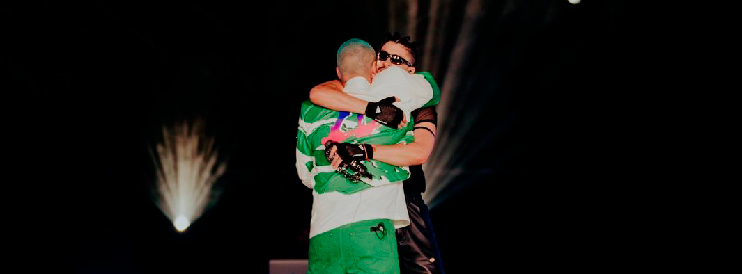 J Balvin y Bad Bunny cantaron juntos en Puerto Rico &iexcl;y la rompieron!