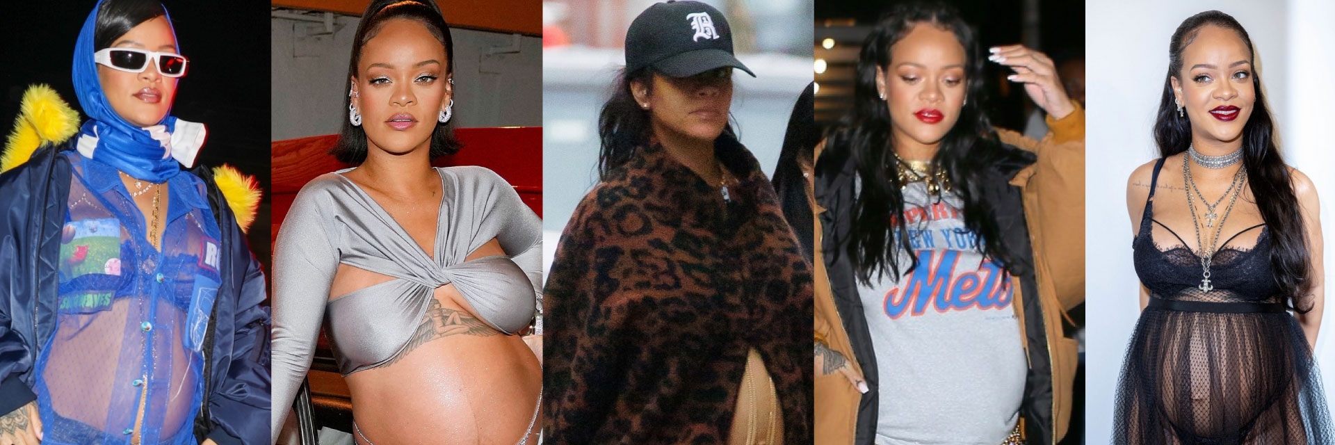 Todos los incre&iacute;bles looks de Rihanna &iexcl;embarazada!