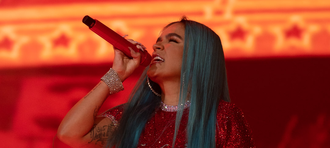 &iexcl;Mira las mejores fotos de Karol G en el Movistar Arena!