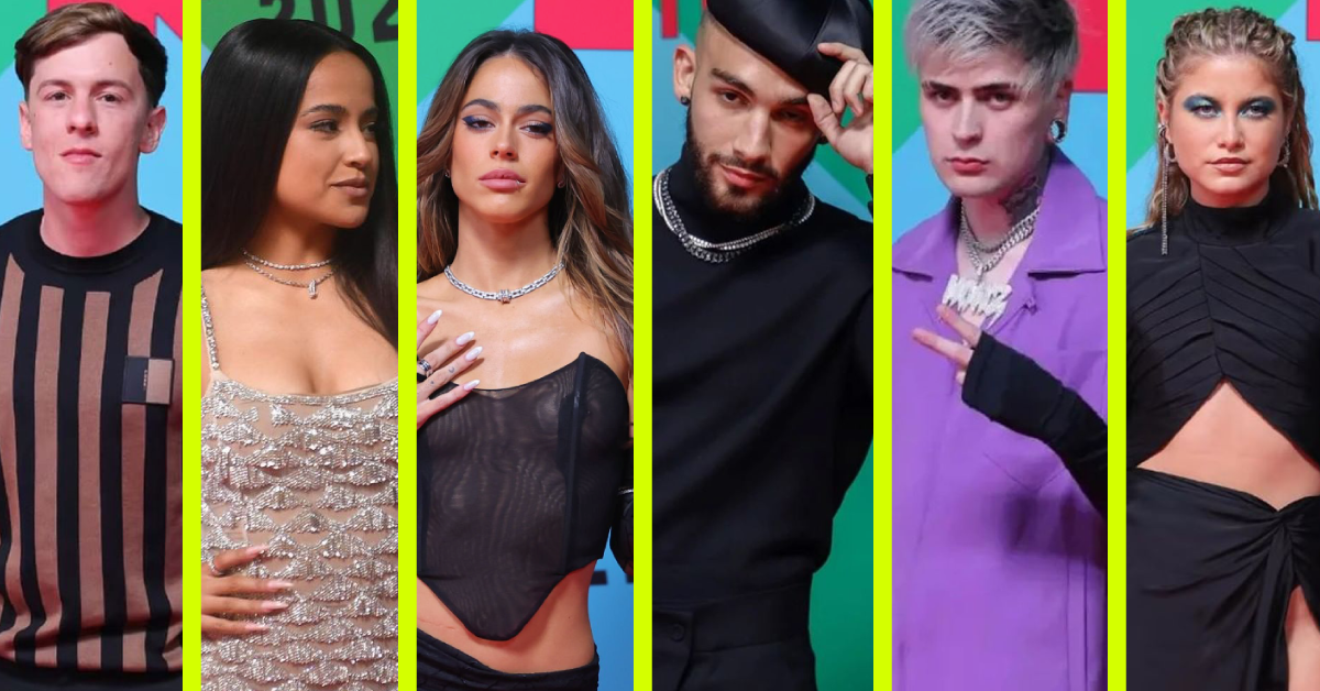 &iexcl;Mira los mejores look de la Pink Carpet de los MTV Miaw 2022!