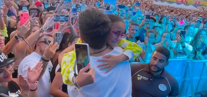 Este fue el momento favorito de Camilo de su show en Gran Canaria