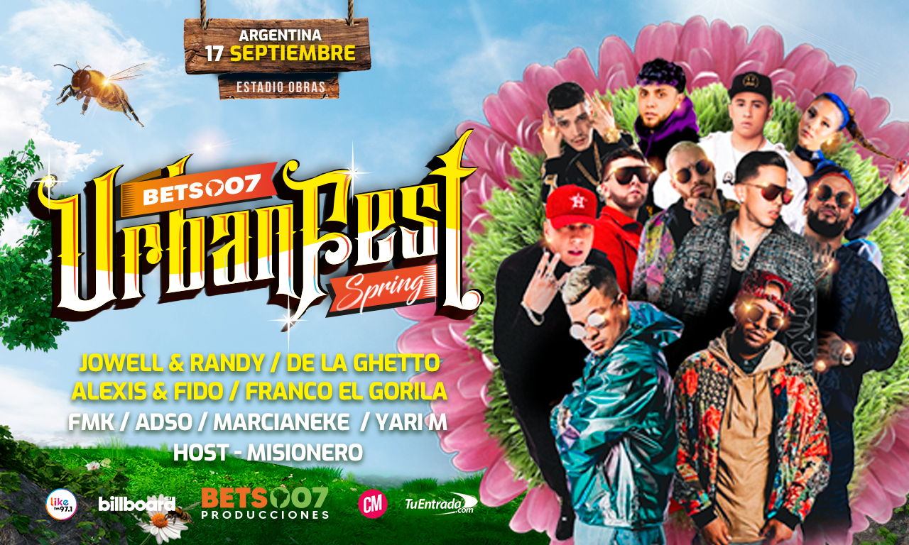 &iexcl;BETS 007 URBAN FEST LLEGA A ARGENTINA!