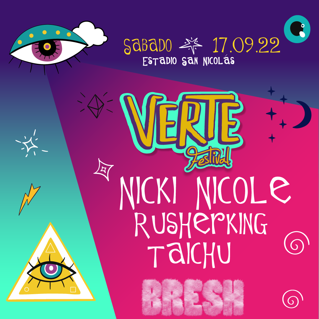 Nicki Nicole, Rusherking y BRESH llegan al Festival VERTE