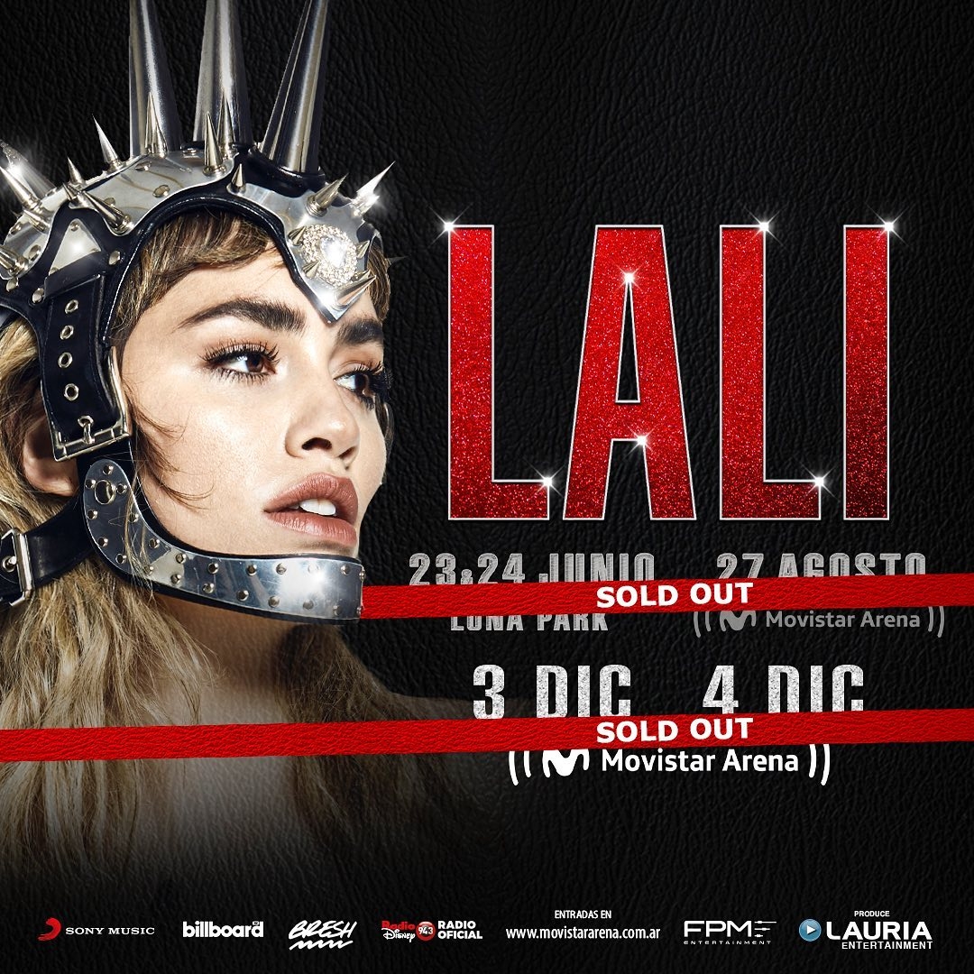 &iquest;Qu&eacute;? Lali hizo un nuevo sold out &iexcl;en una hora!