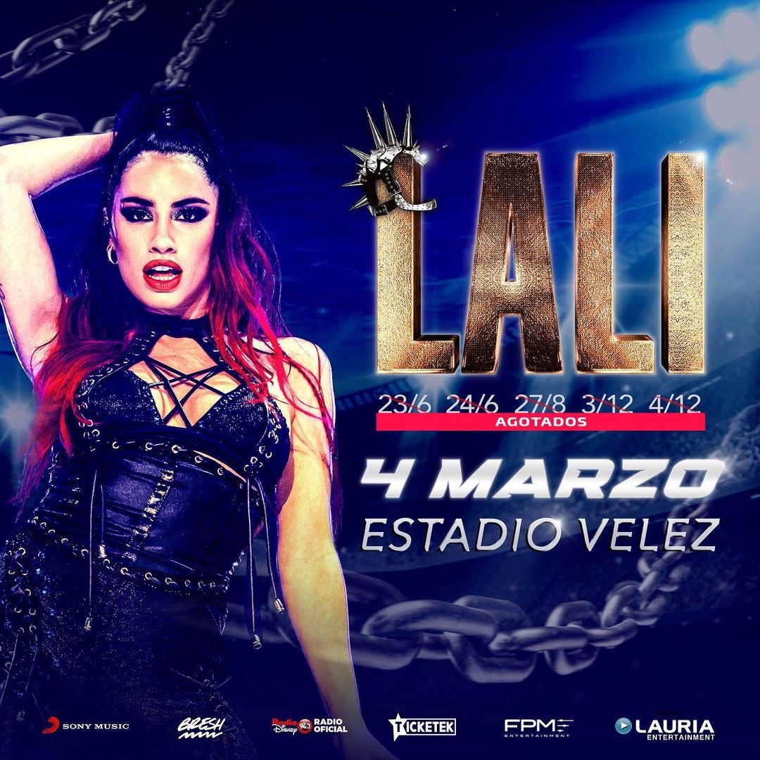 Comenz&oacute; la venta de entradas para el show de Lali en V&eacute;lez &iexcl;y ya hay sectores agotados!