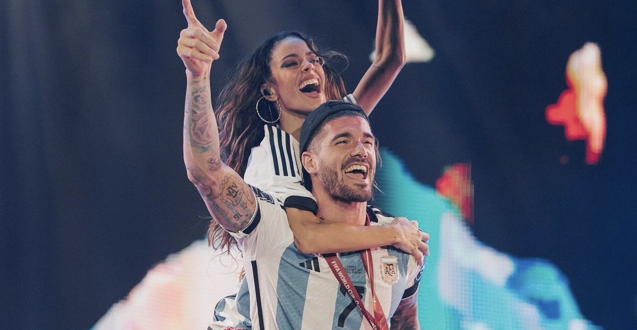 El emotivo mensaje de Rodrigo De Paul para Tini: &ldquo;Te admiro. Me da mucho orgullo verte brillar&rdquo;