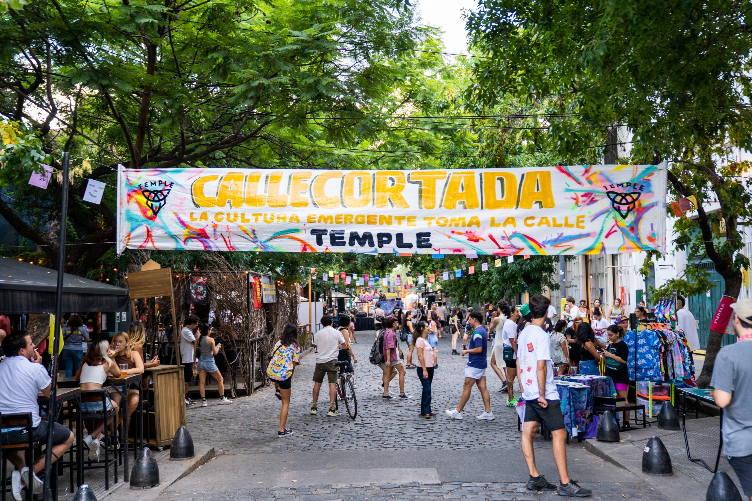 TEMPLE TOM&Oacute; LA CALLE DE PALERMO EN LA TERCERA EDICI&Oacute;N DE SU FESTIVAL ABIERTO Y GRATUITO: CALLECORTADA