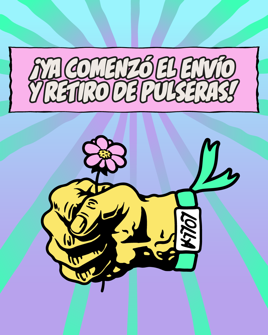 LLEGA LOLLAPALOOZA ARGENTINA 2023: &iexcl;COMENZ&Oacute; EL CANJE Y RETIRO DE PULSERAS!