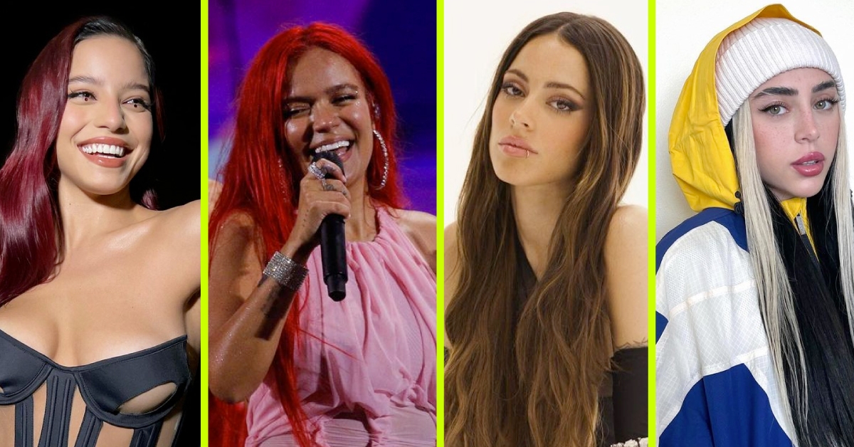 Karol G salud&oacute; a Nicki Nicole, Emilia, TINI y Paloma Mami en pleno show