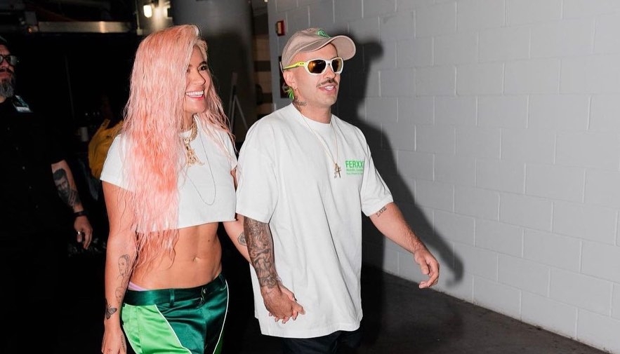 El rom&aacute;ntico intercambio de Karol G y Feid en las redes