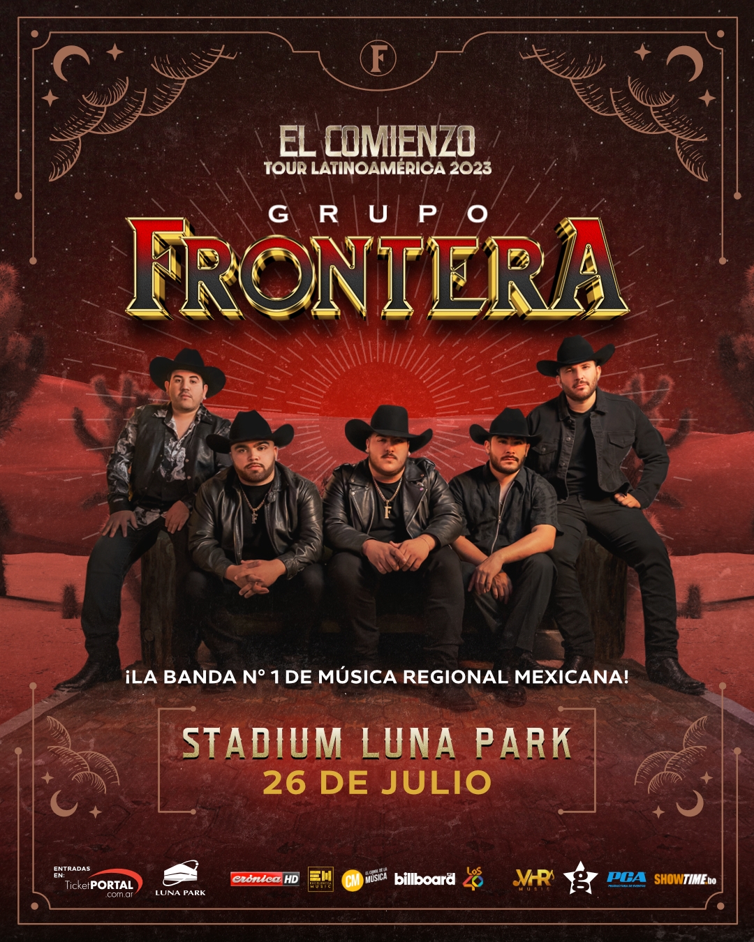 GRUPO FRONTERA POR PRIMERA VEZ EN ARGENTINA