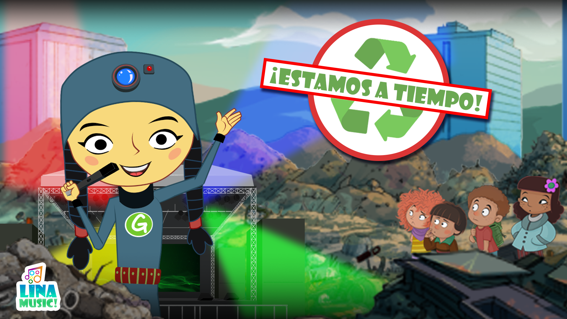 Greenpeace se une al mundo de la m&uacute;sica con "Lina y los amigos del arco&iacute;ris"