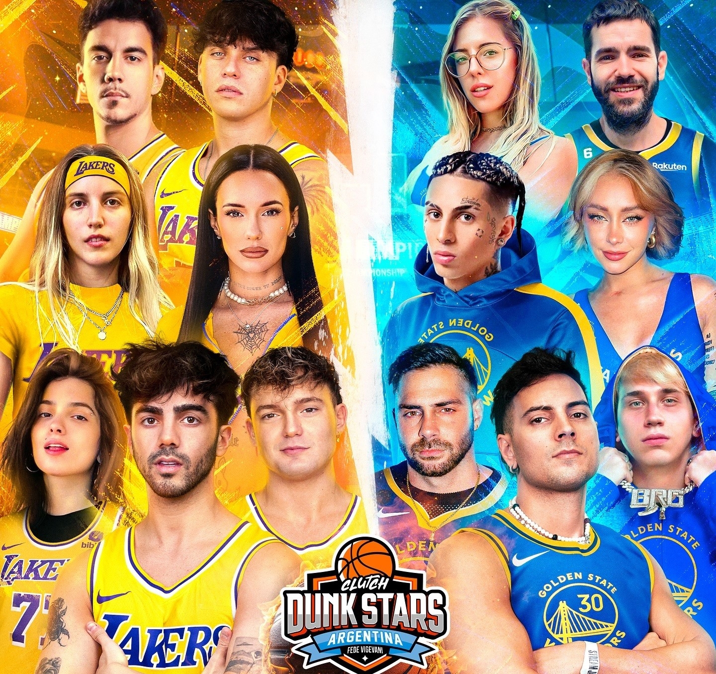 Mira lo mejor de Dunk Stars: el partido de b&aacute;squet del a&ntilde;o entre tus artistas y streamers favoritos