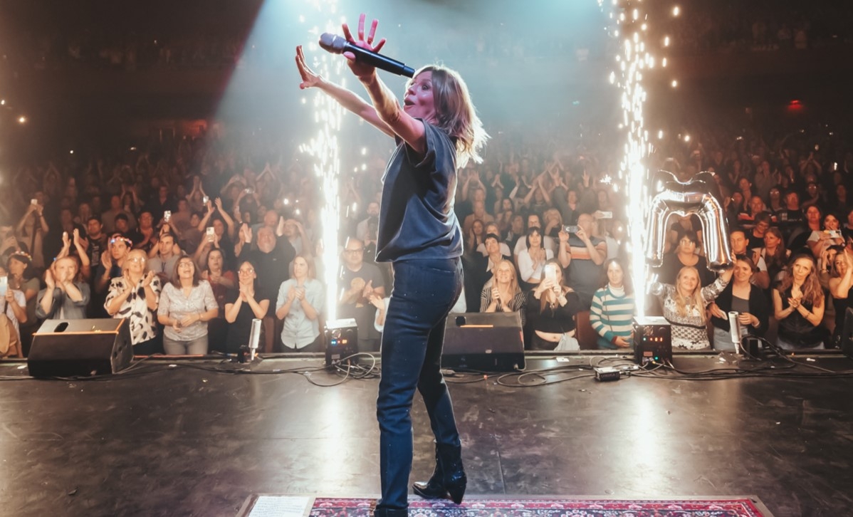 Marcela Morelo se present&oacute; ante un Gran Rex completamente agotado