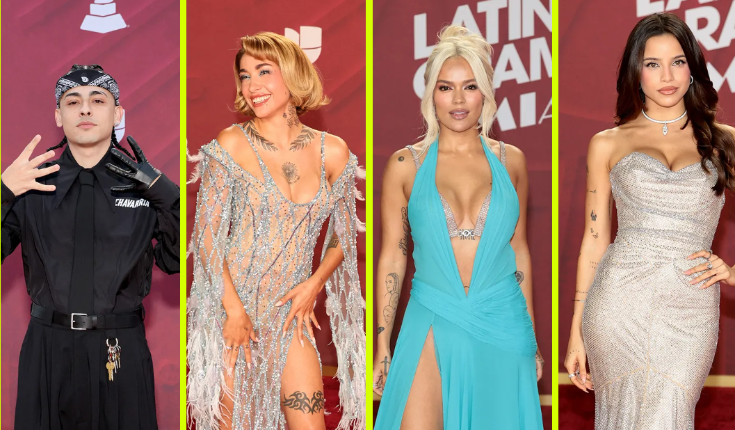 Mira los mejores looks de la alfombra roja de los Latin GRAMMY