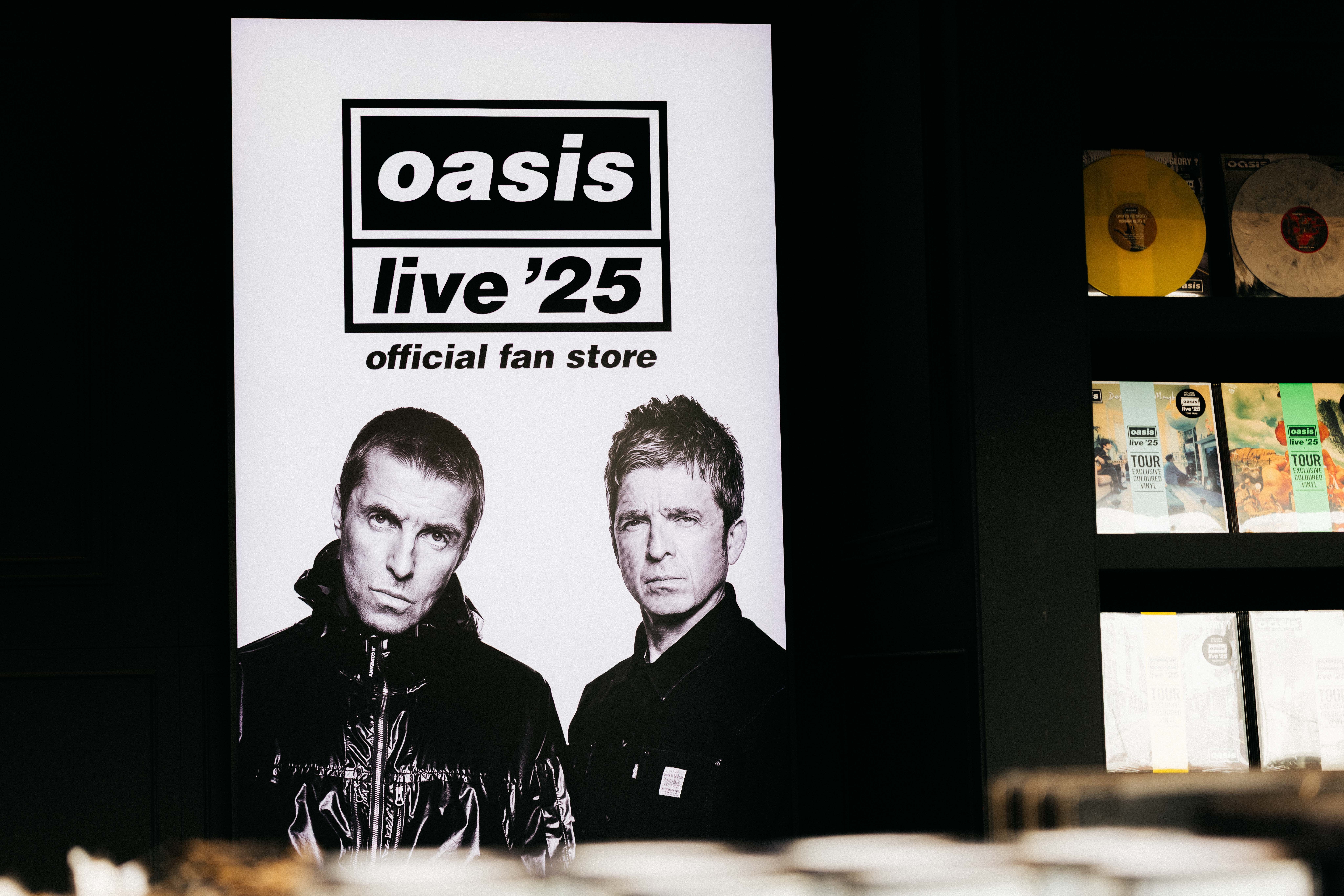 La tienda oficial de fans de OASIS LIVE ’25 anuncia su apertura en Buenos Aires