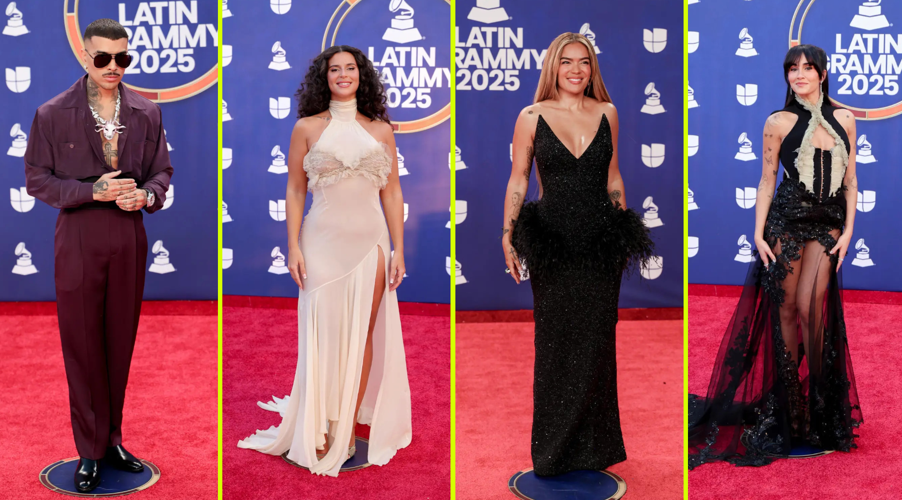Mira toda la cobertura de TMH desde de la alfombra roja de los Latin GRAMMY 2025