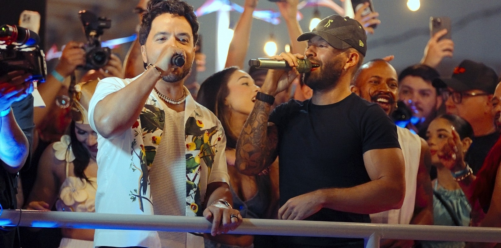 LUIS FONSI Y FEID revelan su primera colaboración en las Fiestas de la calle San Sebastián